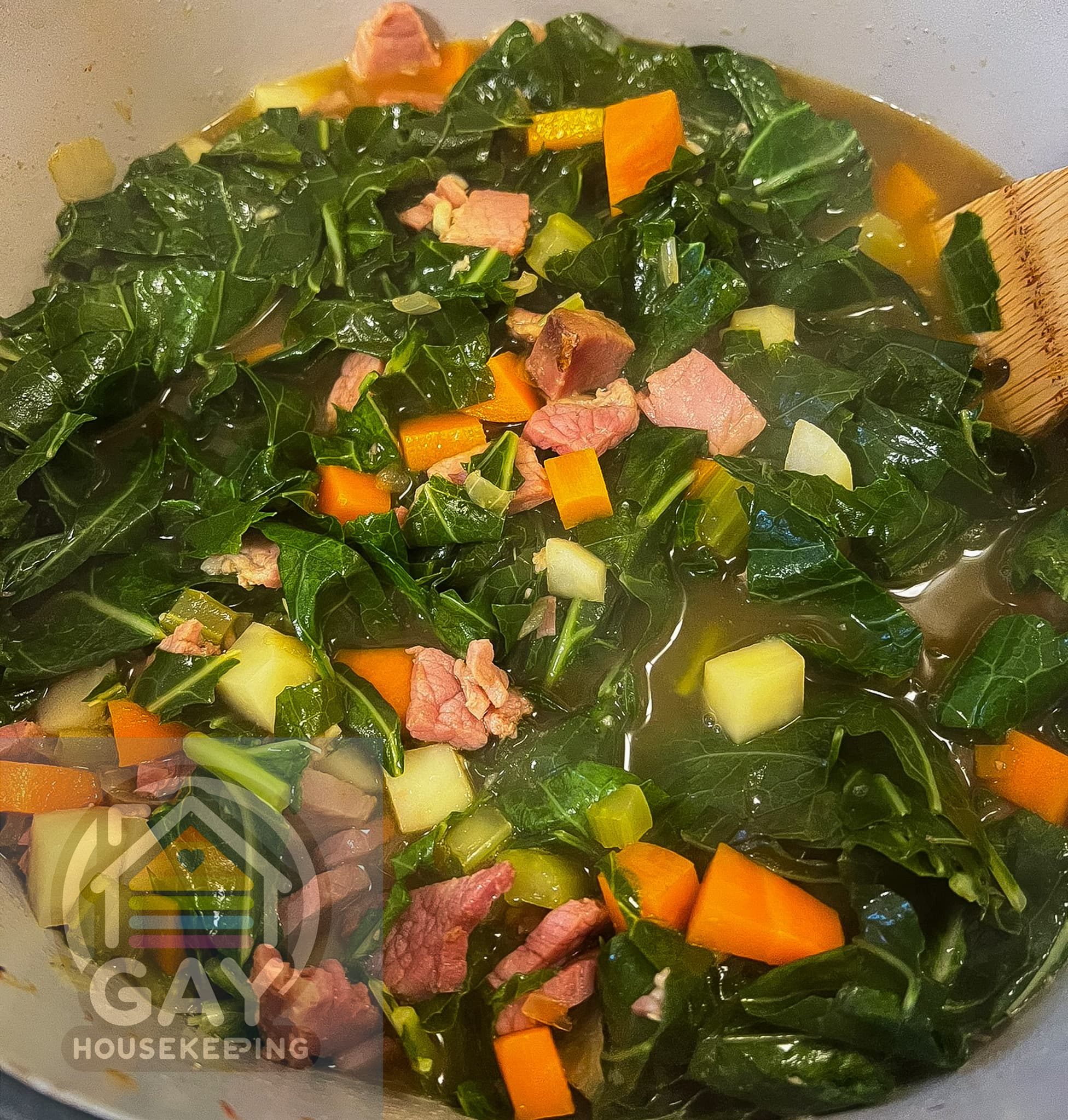 Ham and Collard Green Soup