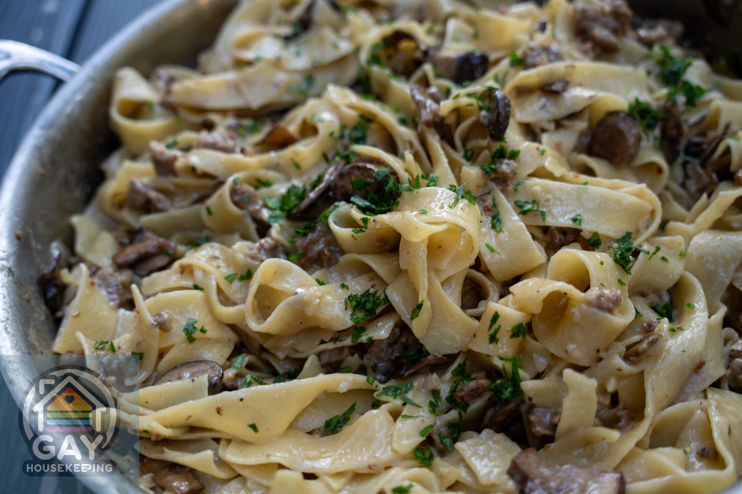 Sausage & Mushroom Marsala Pasta