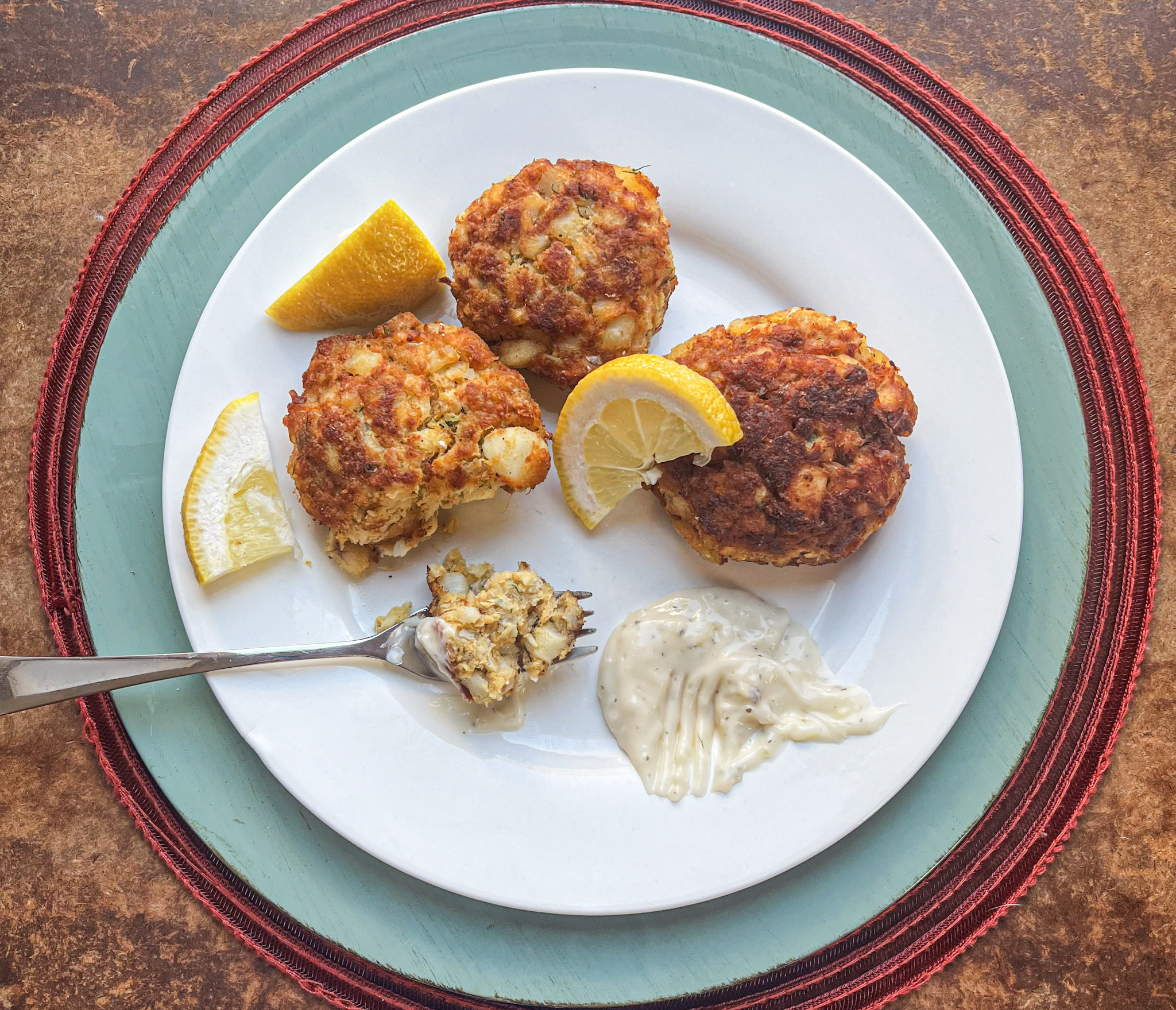 Cod Cakes with a Maryland Twist