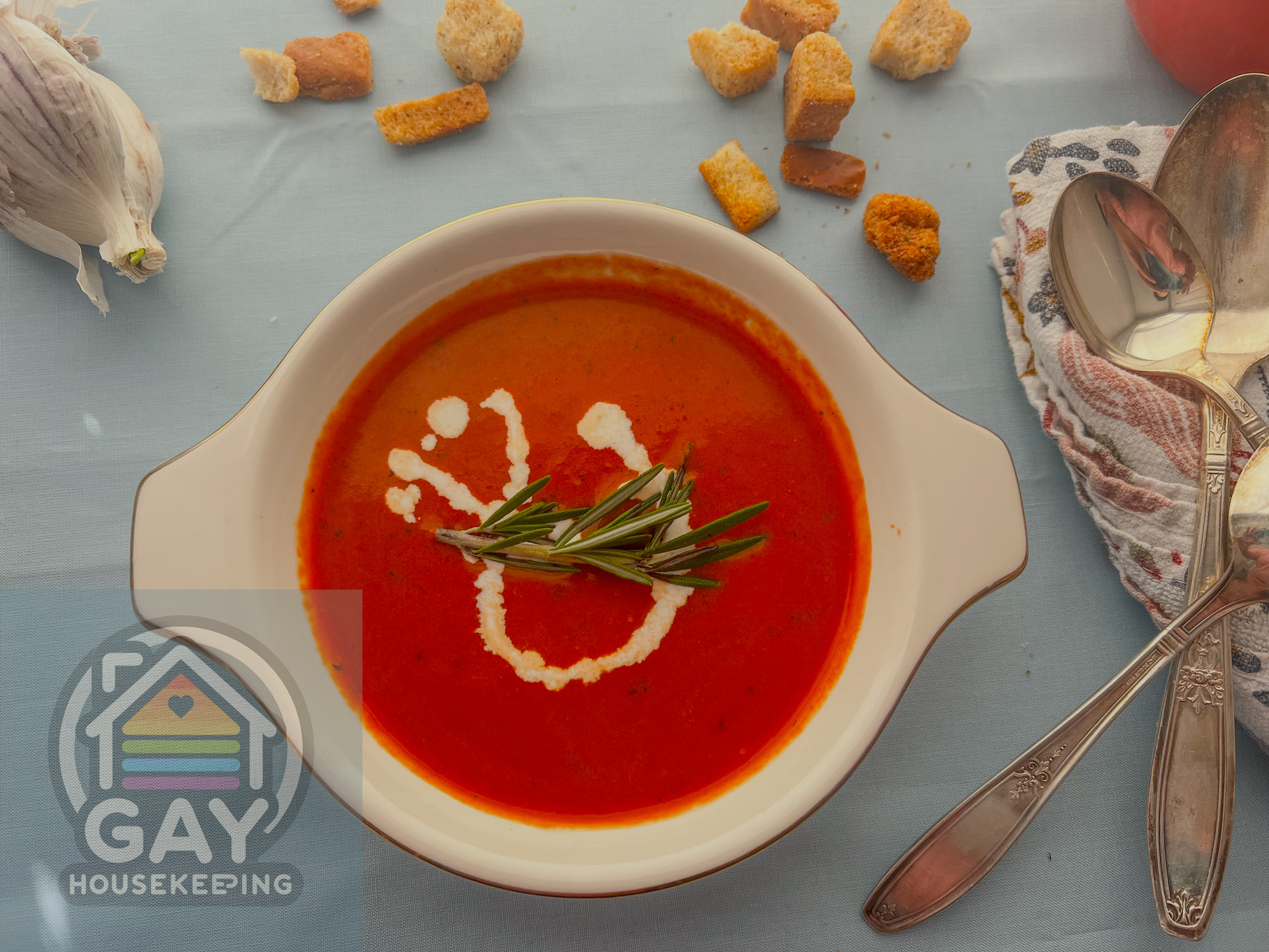 Creamy Tomato Soup in a Pressure Cooker