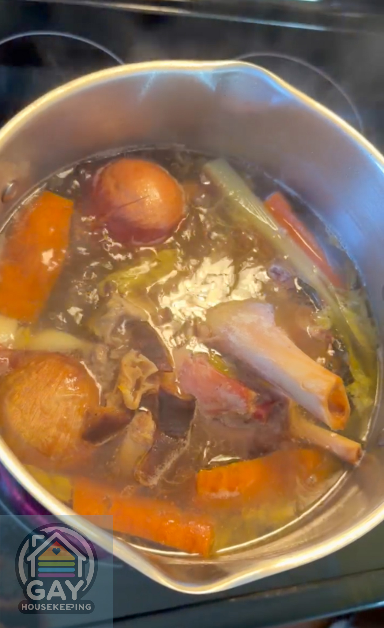 Don’t Throw Your Ham Bone Away (How to Make Rich, Simple Ham Broth)